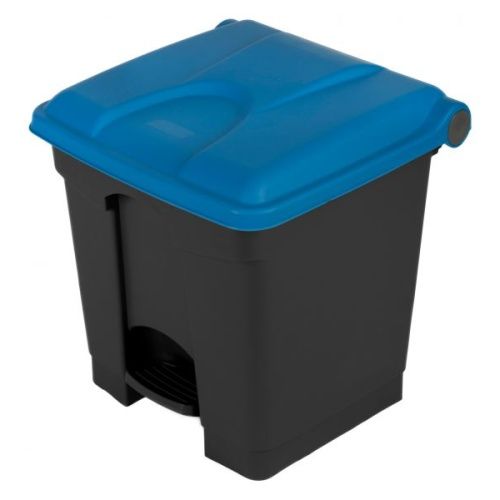 Tretabfallbehälter 30 l - blauer Deckel