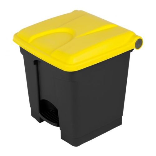 Tretmülleimer 30 l - gelber Deckel