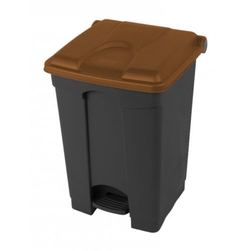 Tretabfallbehälter 45 l - brauner Deckel